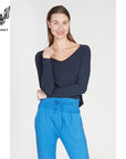 yoga langarm shirt kismet desna anthrazit baumwolle