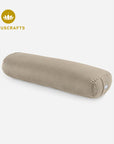 lotuscrafts yoga bolster eckig s light taupe