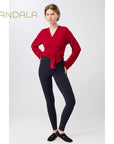 wickeljacke merinowolle von mandala rot