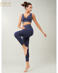 Mandala Cropped Legging - parisian night