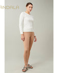 Mandala French Shirt - white
