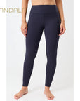 yoga leggings aus recyceltem Polyester von mandala dunkelblau