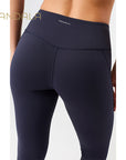 yoga leggings aus recyceltem Polyester von mandala dunkelblau