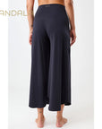 yogahose tulip weiter Schnitt dunkelblau von mandala aus tencel