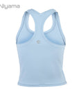 niyama essential tank top cropped frosted blue