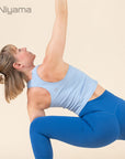 niyama essential tank top cropped frosted blue