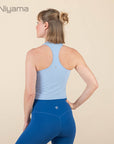 niyama essential tank top cropped frosted blue