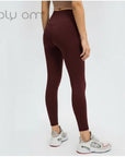 Yoga Leggings Holy Om Amanda - burgundy