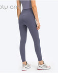 Yoga Leggings Holy Om Amanda - purple grey