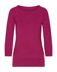 Yamadhi Casual ¾ Modal Yoga Longsleeve - Purple Grape (Berry)