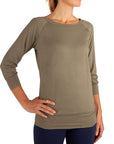 Yamadhi Casual ¾ Modal Yoga Longsleeve - Purple Grape (Berry)