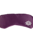 augenkissen mako satin dunkel aubergine