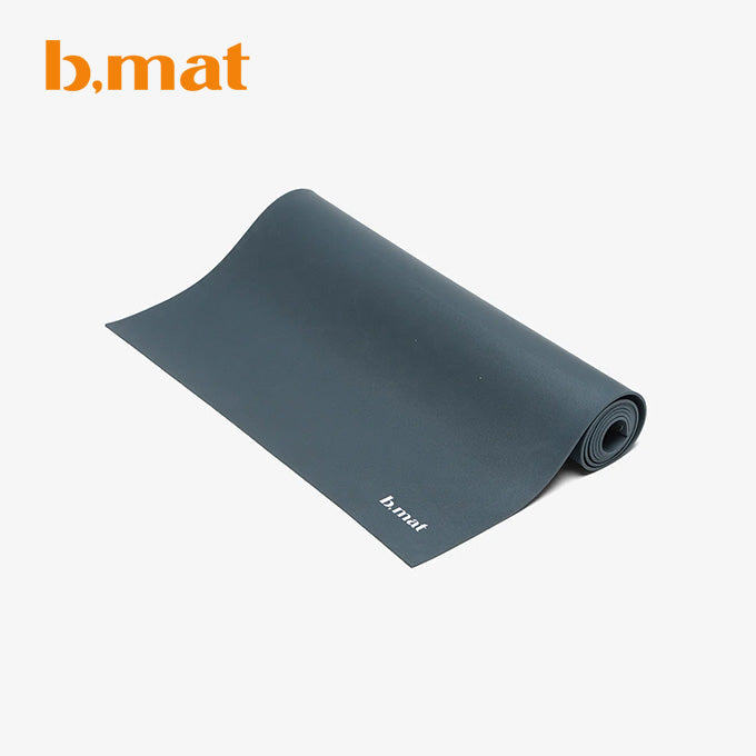 rutschfeste yogamatte everyday b mat naturkautschuk mat grau