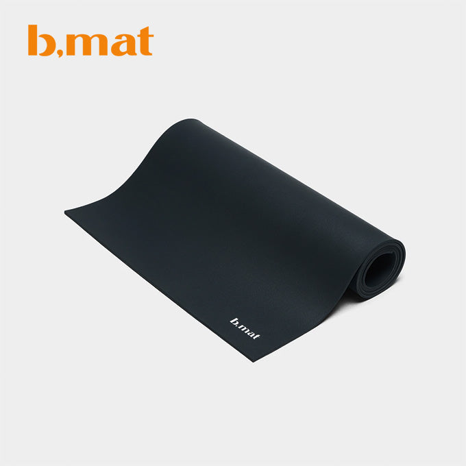 rutschfeste yogamatte b mat strong naturkautschuk schwarz