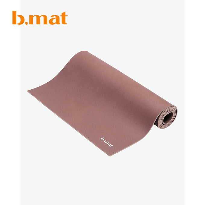 rutschfeste yogamatte b mat strong naturkautschuk mauve