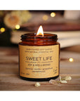 kerze Duft Jasmin  Vanille  Grapefruit  Sandelholz