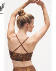 Kismet Yoga Bra Amba - desert snake
