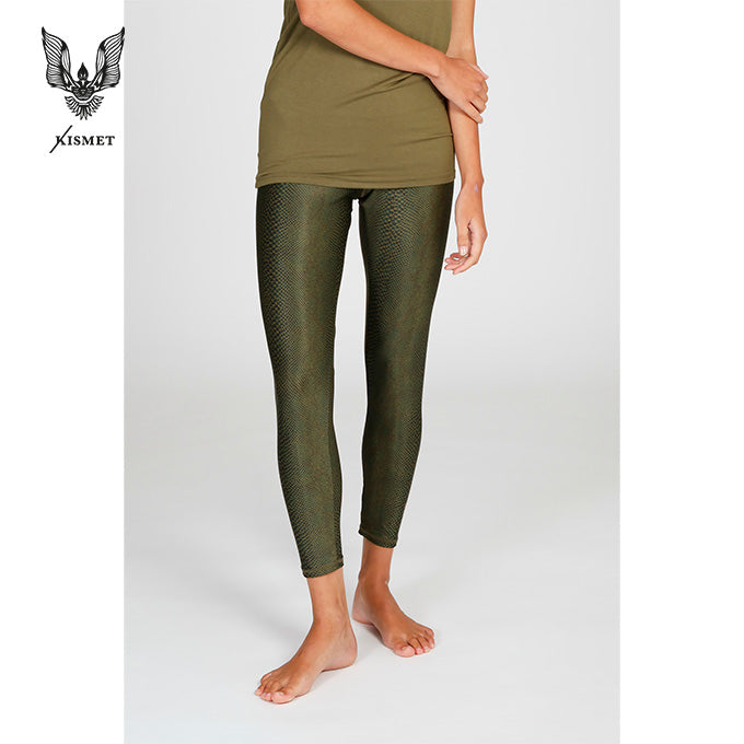 lux legging kismet olive snake