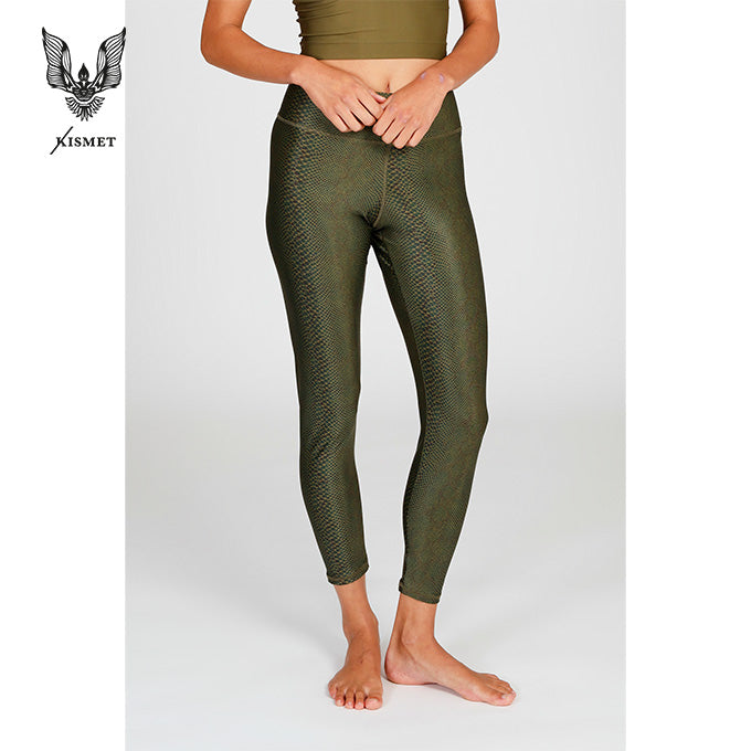 lux legging kismet olive snake