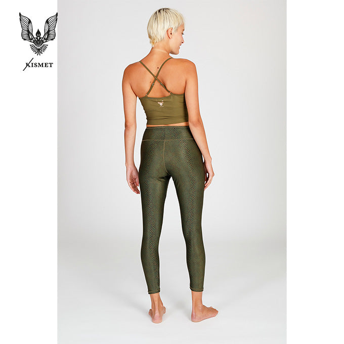 lux legging kismet olive snake