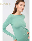Mandala Basic Longsleeve - seafoam