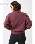 Mandala Blouson - rosewood