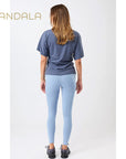 Mandala Butterfly T-Shirt - eclipse blue