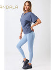 Mandala Butterfly T-Shirt - eclipse blue