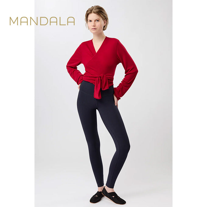 wickeljacke merinowolle von mandala rot