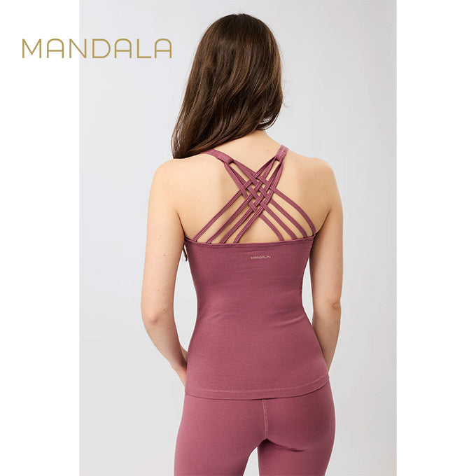 mandala yoga top infinity bloom