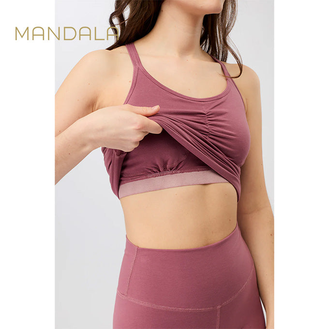 mandala yoga top infinity bloom