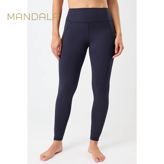 yoga leggings aus recyceltem Polyester von mandala dunkelblau