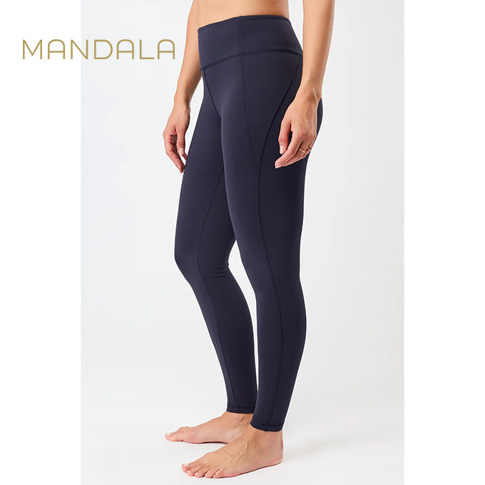 yoga leggings aus recyceltem Polyester von mandala dunkelblau