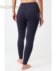 yoga leggings aus recyceltem Polyester von mandala dunkelblau
