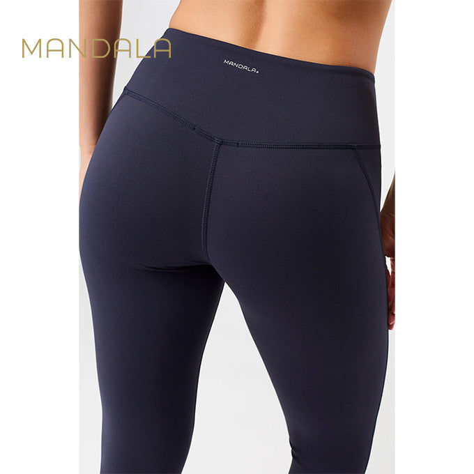 yoga leggings aus recyceltem Polyester von mandala dunkelblau