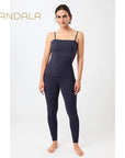 yoga leggings aus recyceltem Polyester von mandala dunkelblau