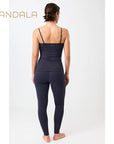 yoga leggings aus recyceltem Polyester von mandala dunkelblau
