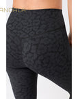 Mandala Monoprinted Tights - leo black