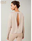 Mandala Open Back Shirt - jupiter