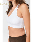 Mandala Rib Bra 2.0 - white