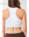 Mandala Rib Bra 2.0 - white