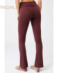 Mandala Ribbed Rolldown - ruby