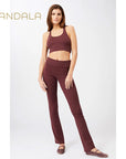 Mandala Ribbed Rolldown - ruby