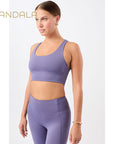 Mandala Sports Bra - mystic iris