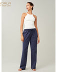 Mandala Straight Yoga Pants - parisian night