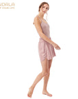 Mandala Vegan Short Pants - nude