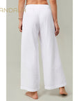 Mandala Nomad Pants - white