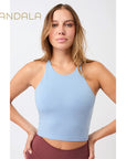 Mandala Cross Top - ozone