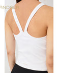 Mandala Sleek Top - white