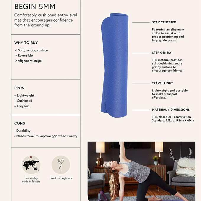 manduka begin yogamatte